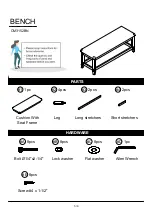 Preview for 5 page of Furniture of America Meagan CM3152BN Assembly Instructions Manual