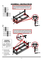 Preview for 6 page of Furniture of America Meagan CM3152BN Assembly Instructions Manual