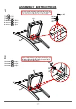 Предварительный просмотр 6 страницы Furniture of America Meagan CM3152PC-2PK Assembly Instructions Manual