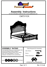 Preview for 6 page of Furniture of America Menodora CM7311CK Assembly Instructions Manual