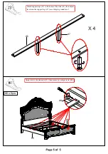 Preview for 10 page of Furniture of America Menodora CM7311CK Assembly Instructions Manual