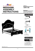 Furniture of America Menodora CM7311EK Assembly Instructions Manual preview