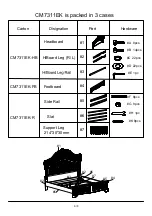 Preview for 6 page of Furniture of America Menodora CM7311EK Assembly Instructions Manual