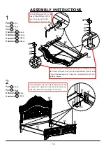 Preview for 7 page of Furniture of America Menodora CM7311EK Assembly Instructions Manual