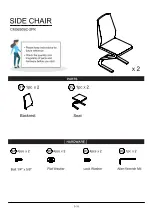 Preview for 5 page of Furniture of America Midvale CM3650SC-2PK Assembly Instructions Manual