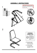 Preview for 6 page of Furniture of America Midvale CM3650SC-2PK Assembly Instructions Manual