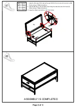 Preview for 8 page of Furniture of America Milbank CM4110C Assembly Instructions Manual