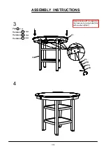 Предварительный просмотр 7 страницы Furniture of America Milly CM3609PT-5PK Assembly Instructions Manual