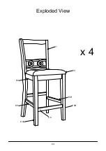 Предварительный просмотр 9 страницы Furniture of America Milly CM3609PT-5PK Assembly Instructions Manual