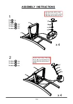 Предварительный просмотр 10 страницы Furniture of America Milly CM3609PT-5PK Assembly Instructions Manual