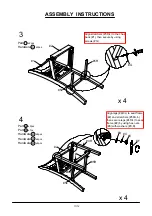 Предварительный просмотр 11 страницы Furniture of America Milly CM3609PT-5PK Assembly Instructions Manual