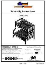 Furniture of America Nautia CM-BK629 Assembly Instructions Manual preview