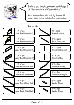 Preview for 3 page of Furniture of America Nautia CM-BK629 Assembly Instructions Manual