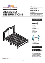 Furniture of America NFA-1962C16 Assembly Instructions Manual preview