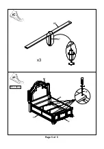 Preview for 5 page of Furniture of America Niketas CM7860CK Assembly Instructions Manual