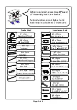 Preview for 8 page of Furniture of America Niketas CM7860CK Assembly Instructions Manual