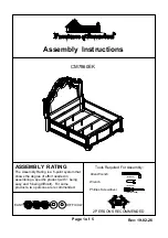 Preview for 12 page of Furniture of America Niketas CM7860CK Assembly Instructions Manual