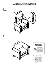 Предварительный просмотр 8 страницы Furniture of America Noranda CM6450CH Assembly Instructions Manual