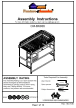 Furniture of America Opal CM-BK938 Assembly Instructions Manual preview