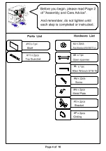 Preview for 4 page of Furniture of America Opal CM-BK938 Assembly Instructions Manual