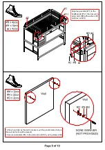 Preview for 9 page of Furniture of America Opal CM-BK938 Assembly Instructions Manual