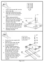 Предварительный просмотр 4 страницы Furniture of America Orbe CM4006-3PK Assembly Instructions