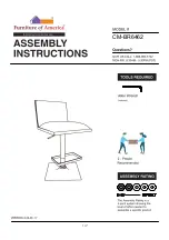 Preview for 1 page of Furniture of America Orjan CM-BR6462 Assembly Instructions Manual