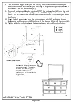 Preview for 4 page of Furniture of America Palomino CM7777M Assembly Instructions