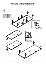 Preview for 8 page of Furniture of America Passi YNJ-1971C24 Assembly Instructions Manual