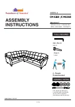 Furniture of America Peever II CM6268 Assembly Instructions Manual preview