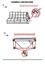 Preview for 11 page of Furniture of America Peever II CM6268 Assembly Instructions Manual