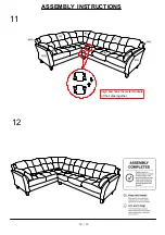 Preview for 12 page of Furniture of America Peever II CM6268 Assembly Instructions Manual