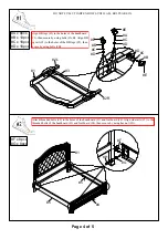 Preview for 4 page of Furniture of America Persephone CM7661EK Assembly Instructions Manual