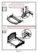 Preview for 9 page of Furniture of America Persephone CM7661EK Assembly Instructions Manual