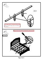 Preview for 10 page of Furniture of America Persephone CM7661EK Assembly Instructions Manual