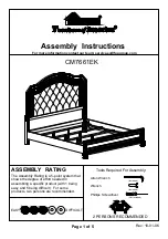 Preview for 11 page of Furniture of America Persephone CM7661EK Assembly Instructions Manual