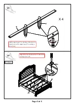 Preview for 15 page of Furniture of America Persephone CM7661EK Assembly Instructions Manual