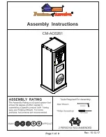 Furniture of America Petro CM-AC6261 Assembly Instructions Manual preview