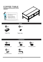 Preview for 5 page of Furniture of America Piedmont CM4387C Assembly Instructions Manual