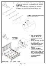 Preview for 5 page of Furniture of America Pioneer CM7449CK Assembly Instructions Manual