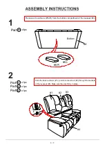 Preview for 6 page of Furniture of America Pollux CM6864-LV Assembly Instructions Manual