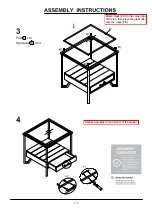 Preview for 7 page of Furniture of America Ponderay CM4348E Assembly Instructions Manual