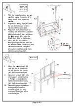 Preview for 4 page of Furniture of America Potterville CM-DK6490 Assembly Instructions