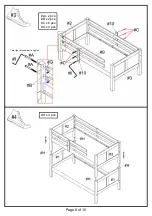 Предварительный просмотр 6 страницы Furniture of America Prismo CMBK608TYW Assembly Instructions Manual