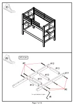 Предварительный просмотр 7 страницы Furniture of America Prismo CMBK608TYW Assembly Instructions Manual