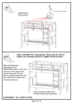 Предварительный просмотр 9 страницы Furniture of America Prismo CMBK608TYW Assembly Instructions Manual