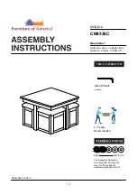 Furniture of America Radnor CM4536C Assembly Instructions Manual preview