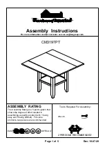 Furniture of America Raegan CM3197PT Assembly Instructions preview