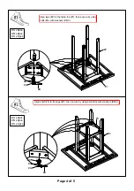 Preview for 4 page of Furniture of America Raegan CM3197PT Assembly Instructions