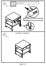 Preview for 7 page of Furniture of America Raya CM4451A-E Assembly Instructions Manual